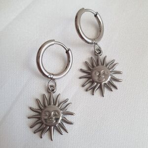 Sunburst Hoop Earrings M1276